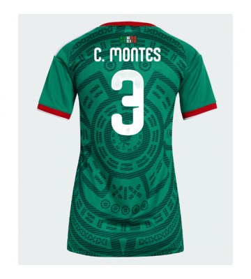 Mexiko Cesar Montes #3 Hemmatröja Dam VM 2026 Kortärmad